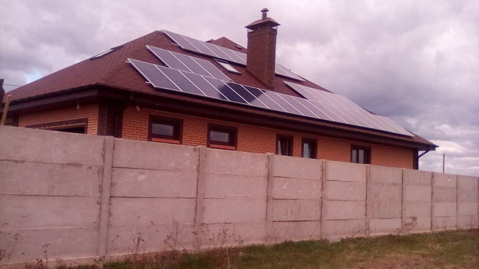 Зарічани — сонячні фотомодулі